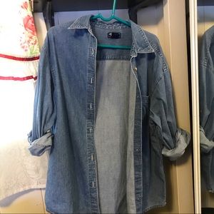 Oversized denim jacket